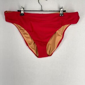 J.Crew Ribbed‎ Bikini Bottoms Bright Pink Ladies Size XXL NEW
